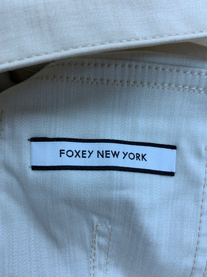 フォクシーニューヨーク Denim Lily 42637 デニムシャンブレージャケット 38 ベージュ クロップ丈 ITSEYRWSV9V8 【SALE】