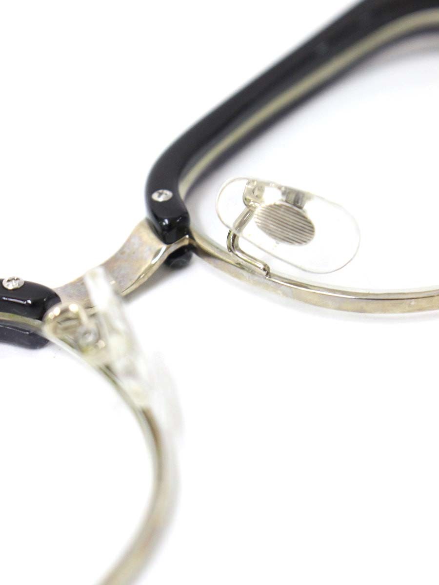 エフェクター delay2 メガネ ブラック セルフレーム ハーフリム ウェリントン IT2AJDXFSU4E