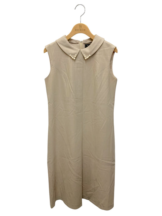 ポンヌフ BB3051 ワンピース 1 ベージュ 衿パールビジュー ITD26AJZUHKG 【SALE】