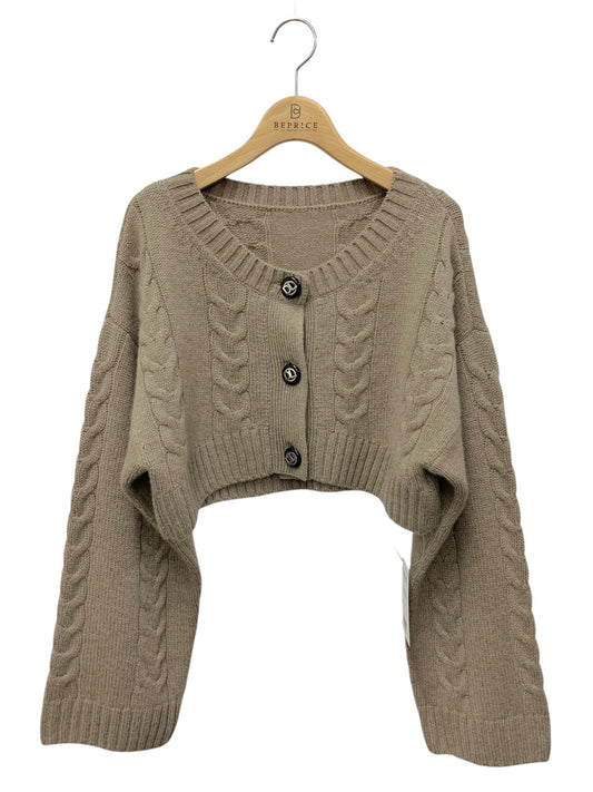 デイジーリン ふわとろ Daisy Cashmere Cardigan 06916 カーディガン F ブラウン カシミヤ ITUU5VCCUVRU
