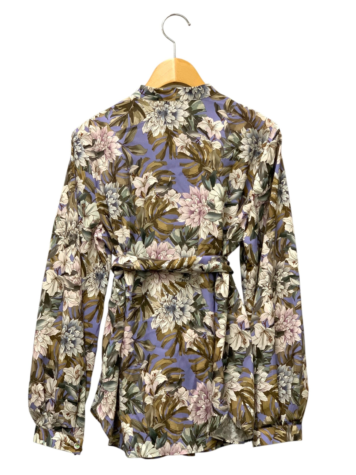 ロシャス プルミエール 花柄2WAYリボンブラウス ERICA 0505402 9 ブルー 25AW レリアン IT9QAYJAU7HW