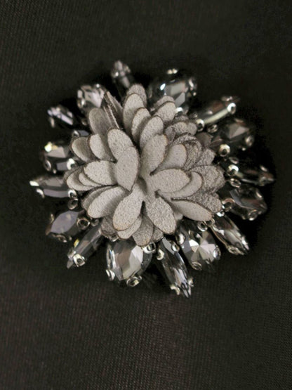 スーパービューティー ワンピース 40 ブラック フラワープリント ITO671S323BC