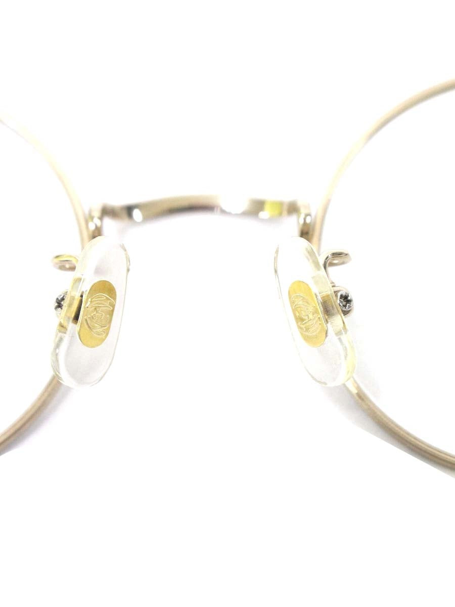 ジョンレノン JL-1047 メガネ ゴールド/ブラウン チタニウムフレーム フルリム ラウンド ITH86KSOZCDC