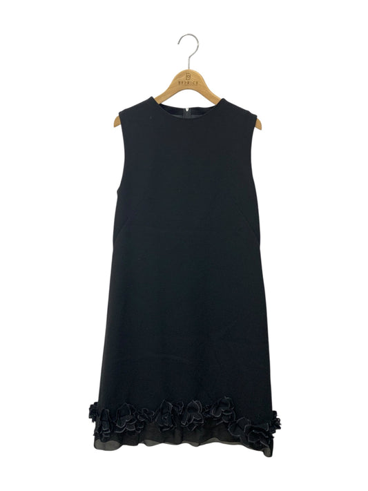 フォクシーブティック Dress Black Petal 36138 ワンピース 40 ブラック ウール ITP72MXFRBYC