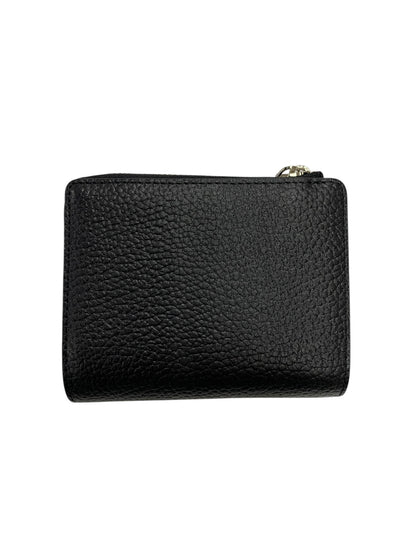 ラシット モノグラムプレート ハーフウォレット SO-376 二つ折り財布 ブラック レザー ITHXTG70DJM0