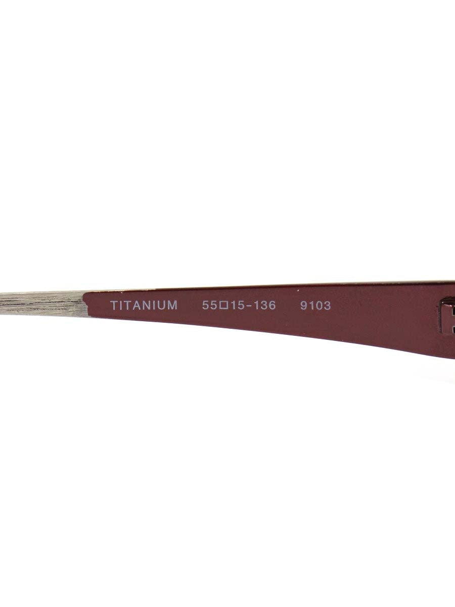 キャサリンハムネット 9103 メガネ メタルブラウン/ブラック メタルフレーム スクエア IT4E7Z3PYKC0