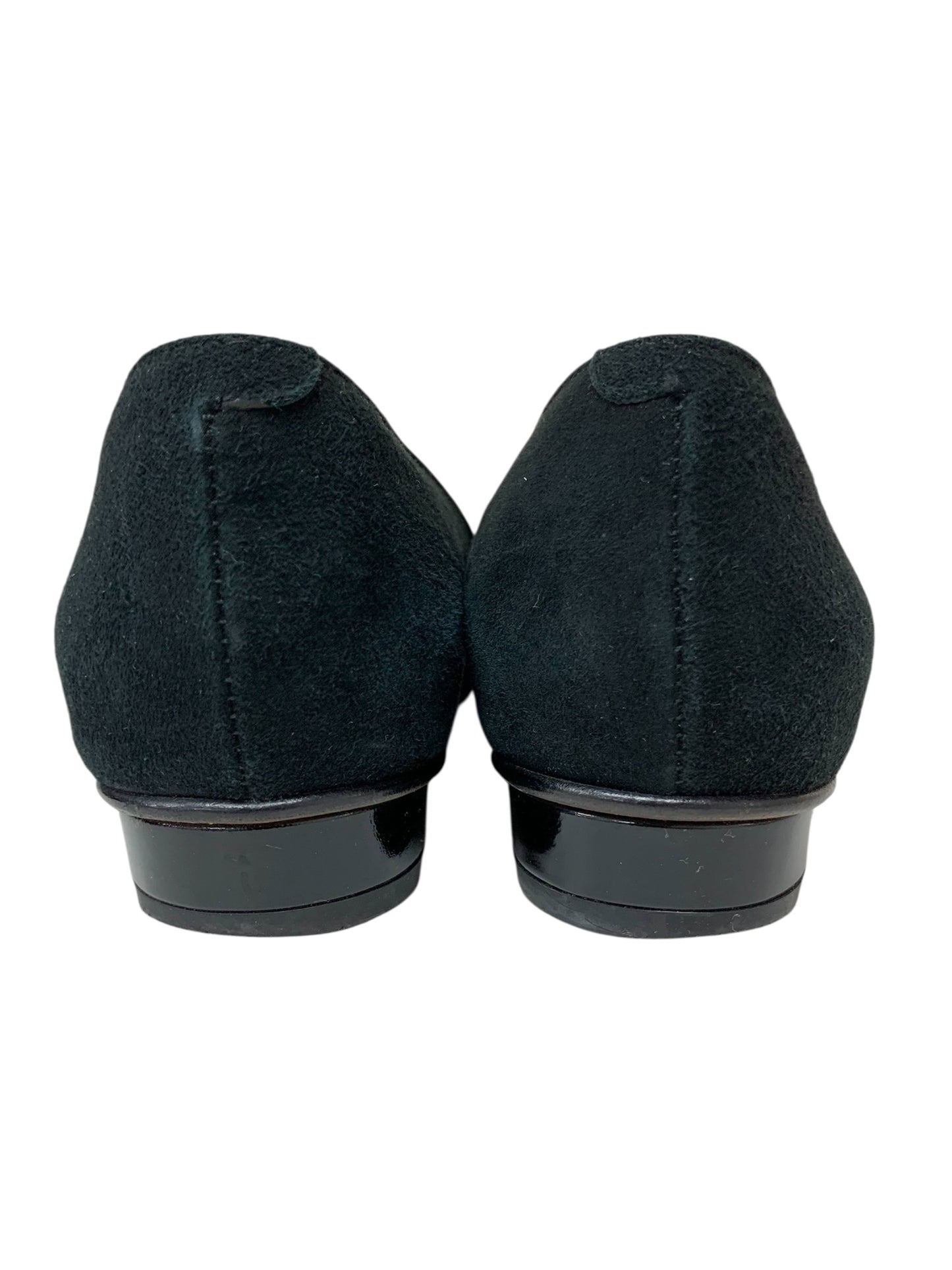 フォクシーブティック パンプス 36 ブラック エナメル スエード IT9L2S5WQH0I