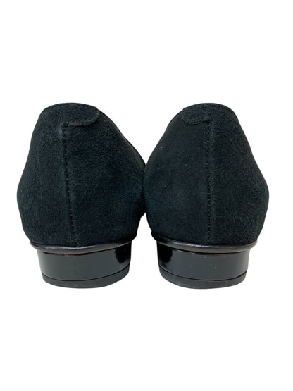 フォクシーブティック パンプス 36 ブラック エナメル スエード IT9L2S5WQH0I