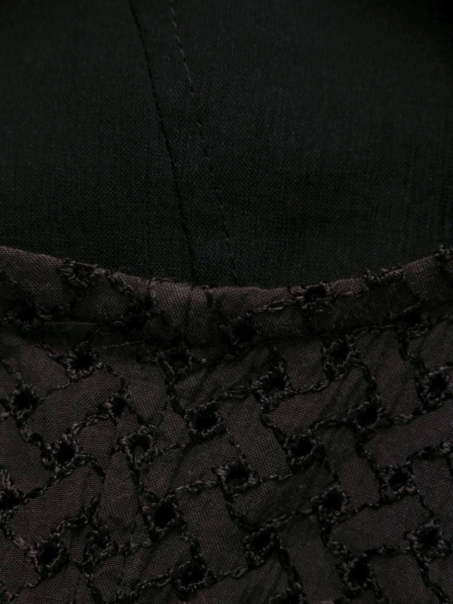 ルネ basic 5616320 ワンピース 36 ブラック リボン IT95EQKJBQF2