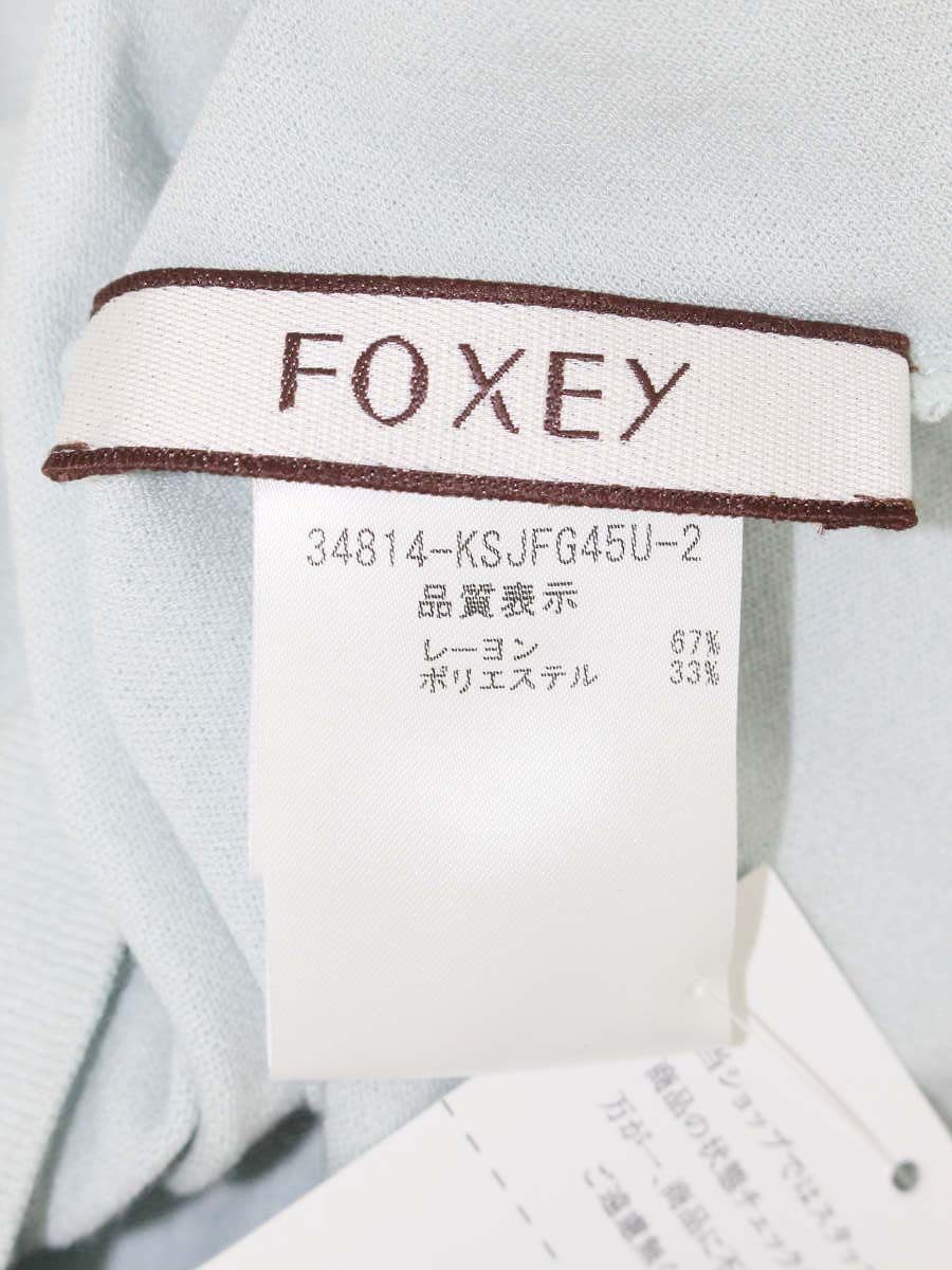 フォクシーブティック ビタミンカーディガン 34814 42 ブルーグレー ITO0IFMQQFOY