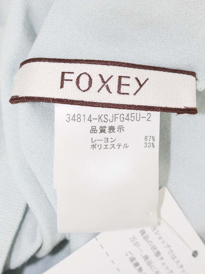 フォクシーブティック ビタミンカーディガン 34814 42 ブルーグレー ITO0IFMQQFOY