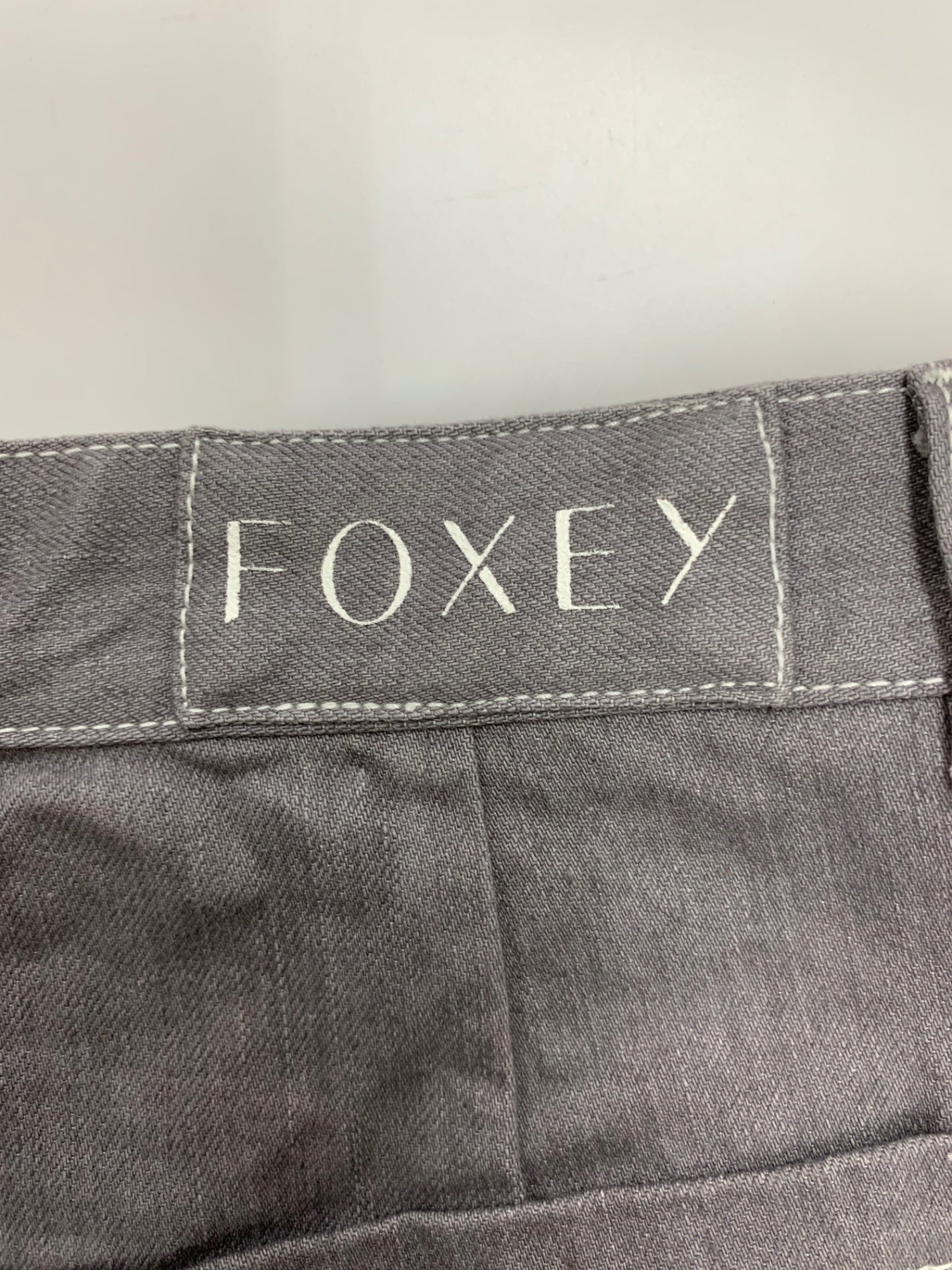 フォクシーニューヨーク Denim Wide Pants 40375 デニムパンツ 38 グレー IT71G1V8Z7U6