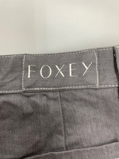 フォクシーニューヨーク Denim Wide Pants 40375 デニムパンツ 38 グレー IT71G1V8Z7U6