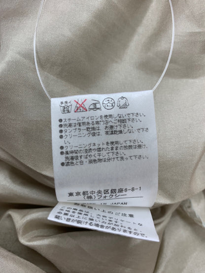 デイジーリン for フォクシー ワンピース DAILY TRAVEL PUFF 35986 40 ベージュ 麻 リボン IT0LSNDXL7LK