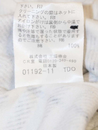 バーバリーブルーレーベル FA557-202-30 カットソー 38 ネイビー チェック柄 IT89Y45H5WHA