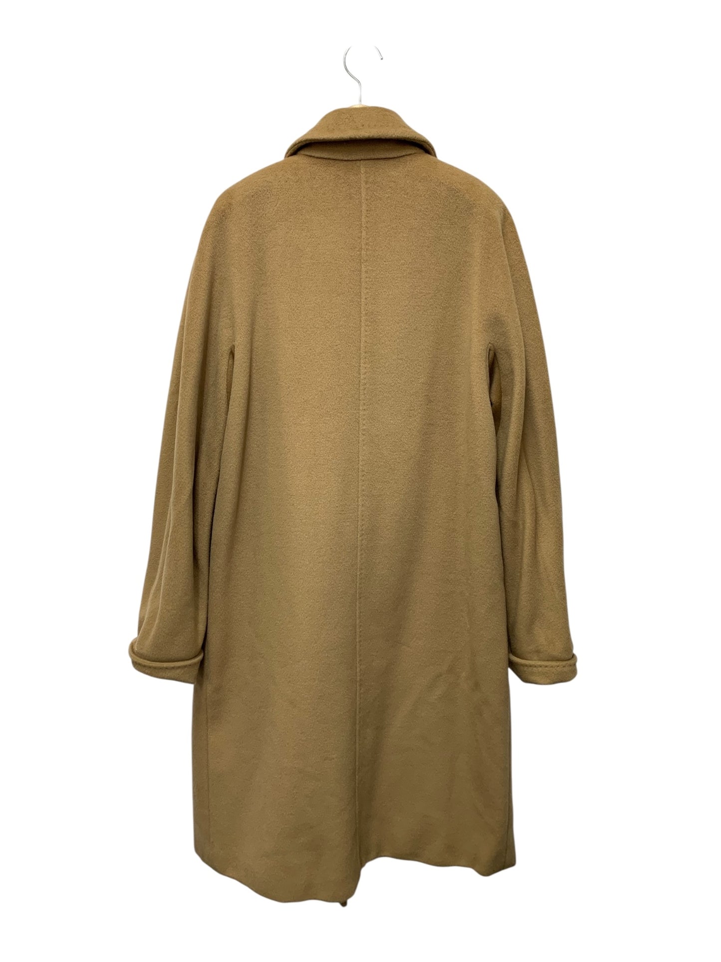 マックスマーラ コート 42 キャメル カシミヤ混 白タグ 50周年限定 ロゴボタン付 ダブルブレスト ITUPF0MUP8VM 【SALE】