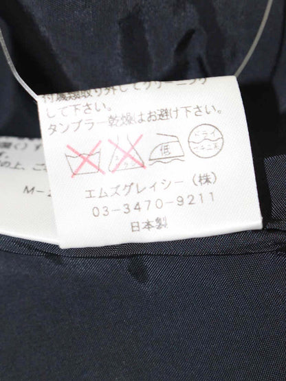 エムズグレイシー 221109 ワンピース 38 ブラック リボン ITQ2XL6XMWKG