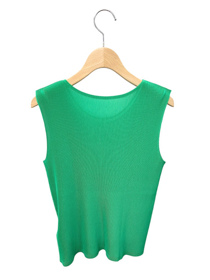 プリーツプリーズイッセイミヤケ PP41FK291 ノースリーブカットソー 3 グリーン ITDVVGXI3SR8