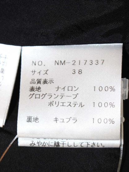 エムズグレイシー 217337 スカート 38 ブラック ハートモチーフ フレア ITTVD6CXX4WI