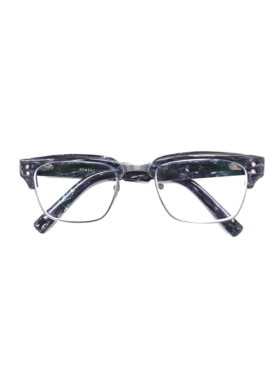 ディータ Statesman 52mm DRX-2011 メガネ グレー/ガンメタル ステイツマン コンビフレーム フルリム ブロー ITU4YR57D26O