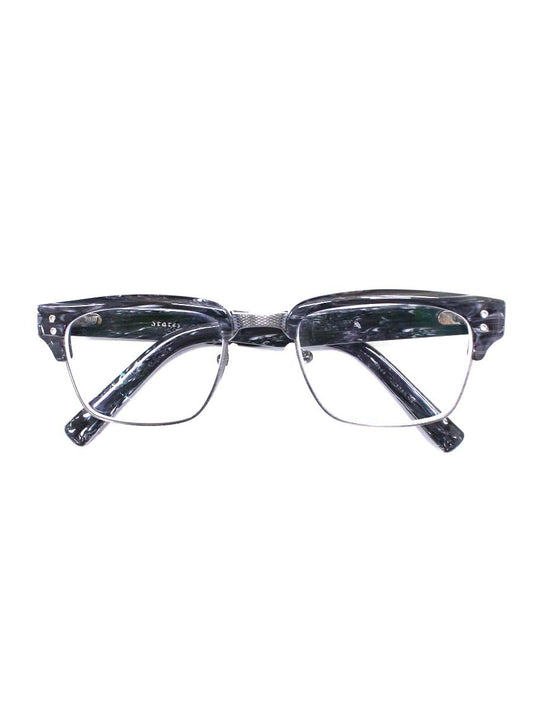 ディータ Statesman 52mm DRX-2011 メガネ グレー/ガンメタル ステイツマン コンビフレーム フルリム ブロー ITU4YR57D26O