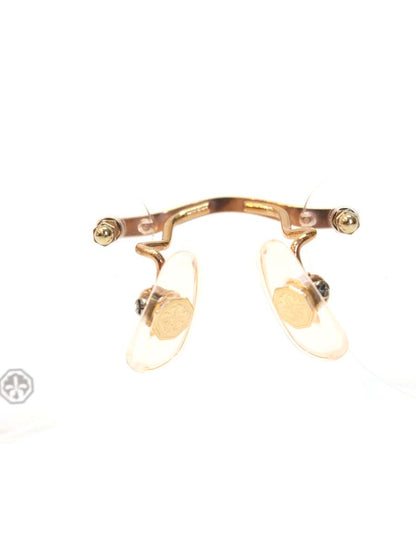 中村勘三郎 アッシュゴールド KN-2668 シープホーンフレーム ゴールド/ワインレッド リムレス ITB4UN04J7ZK