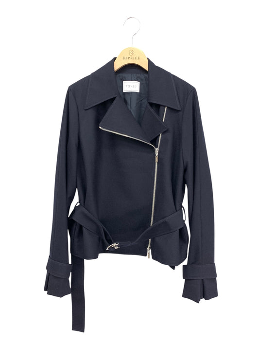フォクシーブティック 39894 ジャケット 38 ネイビー ライダース ITDZA41B2Z09