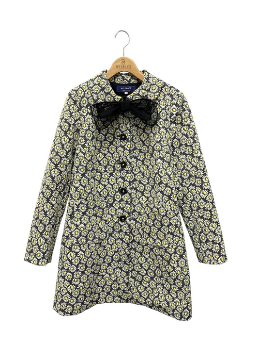 エムズグレイシー デイジー柄ジャガードコート 519103 38 ブラック フラワーモチーフ ITZZVHOWS1UQ 【SALE】