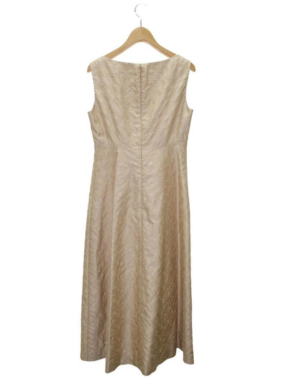 シビラ GBEGJ-90590 ワンピース M ベージュ 刺繍 幾何学模様 ITLZTGJPMMTC