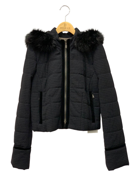 フォクシーブティック Stitching Hoodie 38807 ジャケット 38 ブラック 中綿 フォックスファー IT6OENRF8Q7K