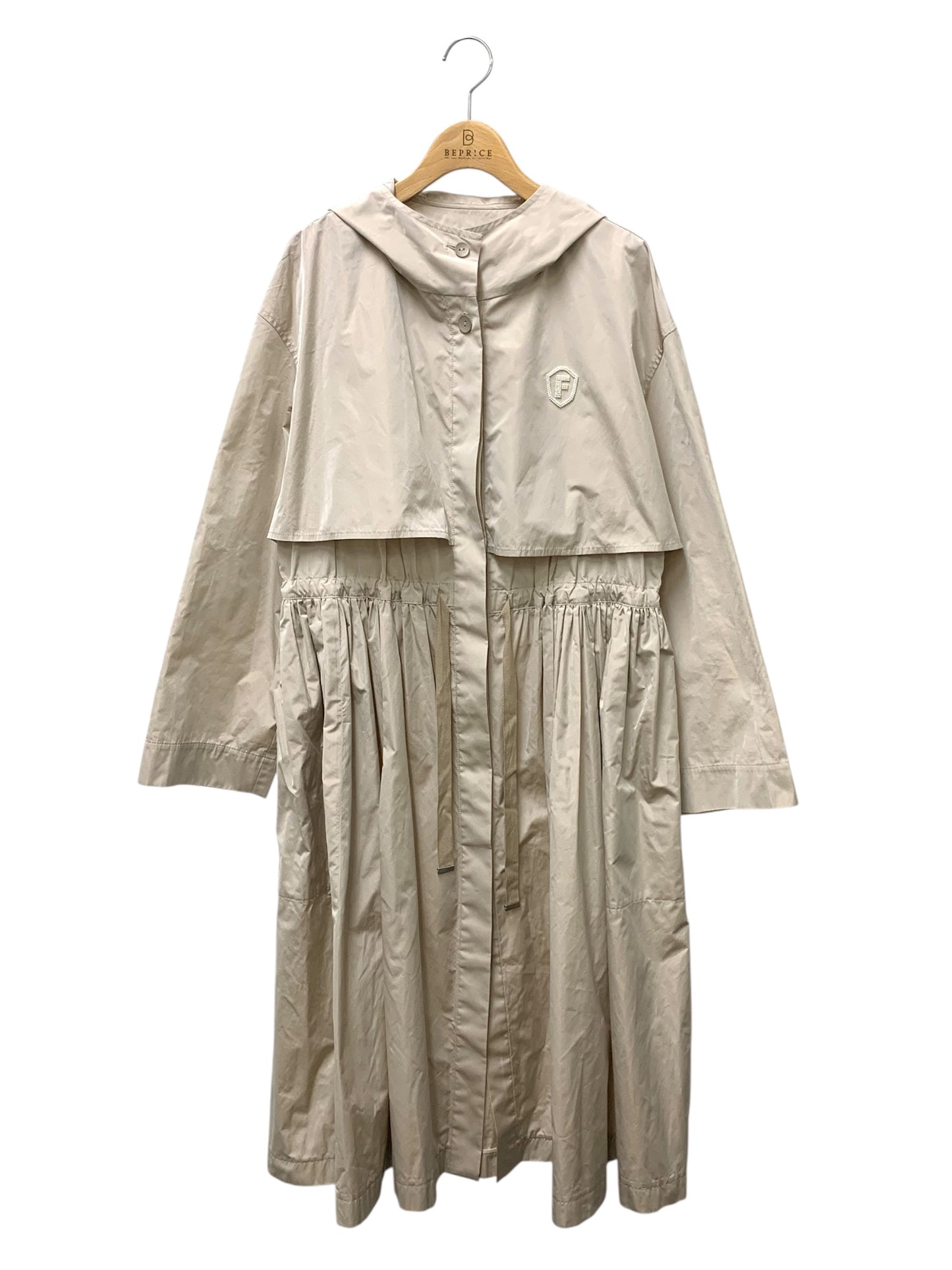 フォクシーブティック Belize Coat 43456 フーディコート F ベージュ IT9MNYM8M6MC