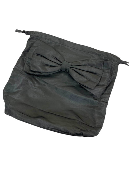 エムズグレイシー 674527 ハンドバッグ ブラック フェイクファー バッグインバッグ リボン ITVMIWYK4SHG