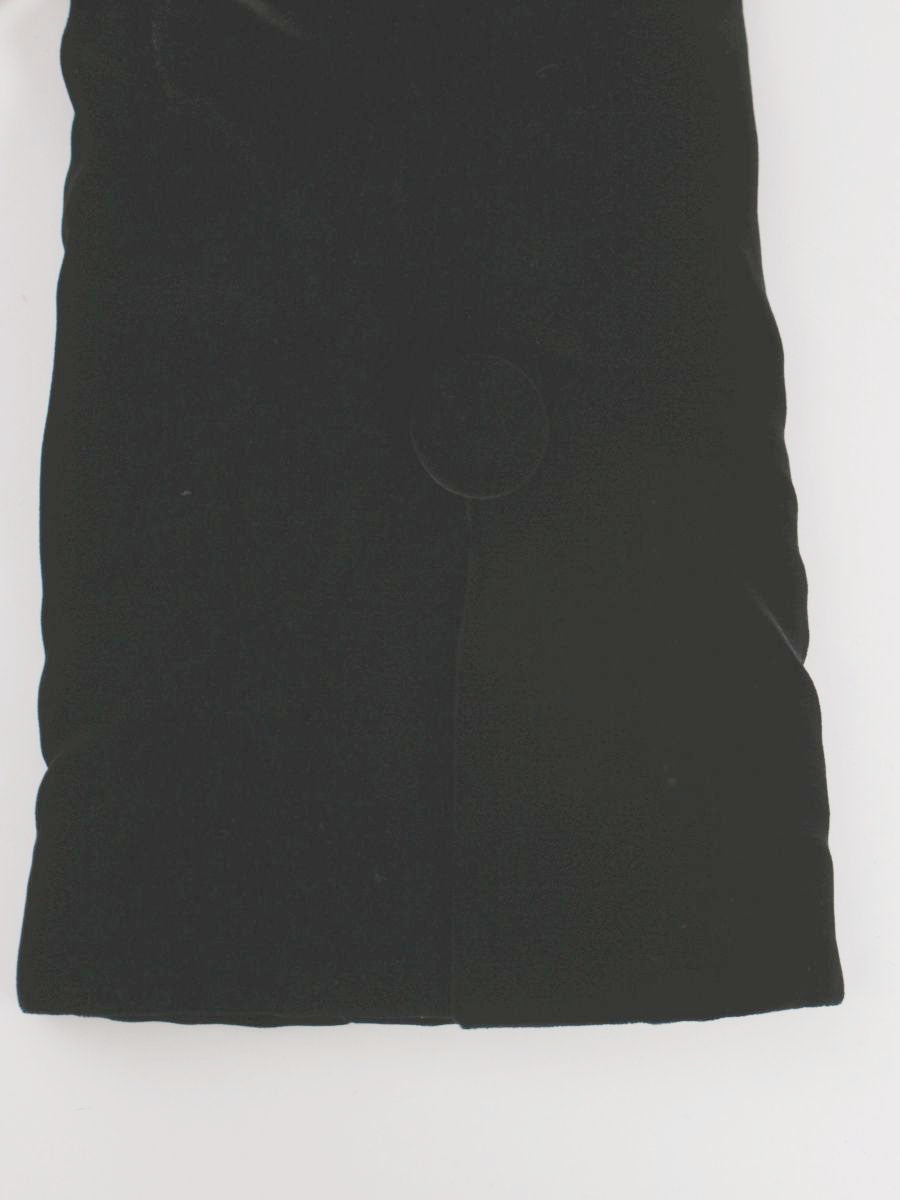 エムズグレイシー 524006 ジャケット 40 ブラック フリル ベロア ITDRXSFTGHPB