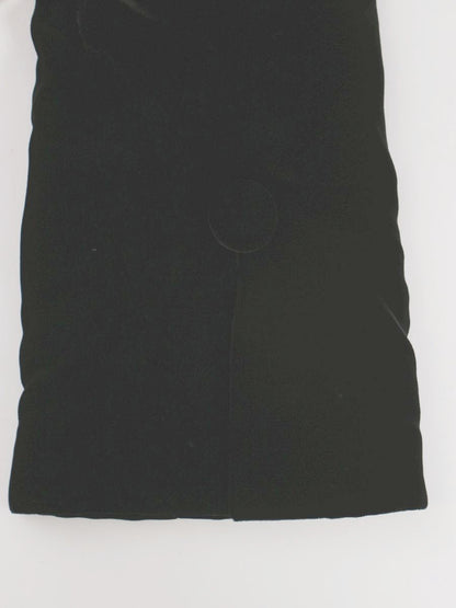 エムズグレイシー 524006 ジャケット 40 ブラック フリル ベロア ITDRXSFTGHPB