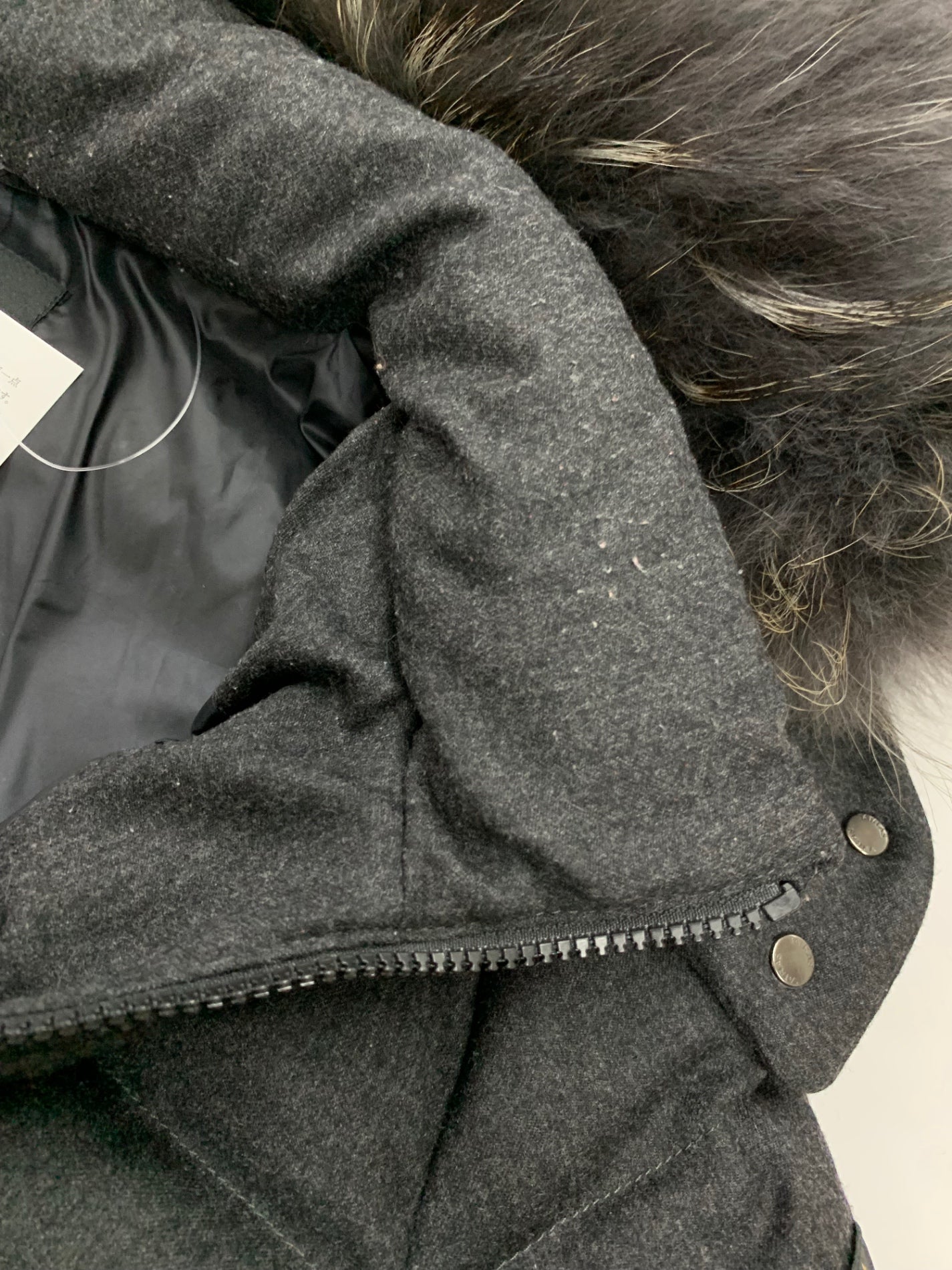 タトラス LTA20A4571 ダウンコート 03 グレー ラクーン ファー ITA8YEDN5980