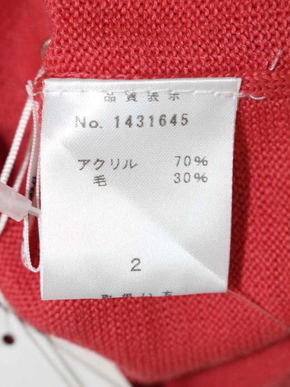 ギャラリービスコンティ 1431645 ニット 2 ピンク フリル ボトルネック ITD5JZ4G9Y2I