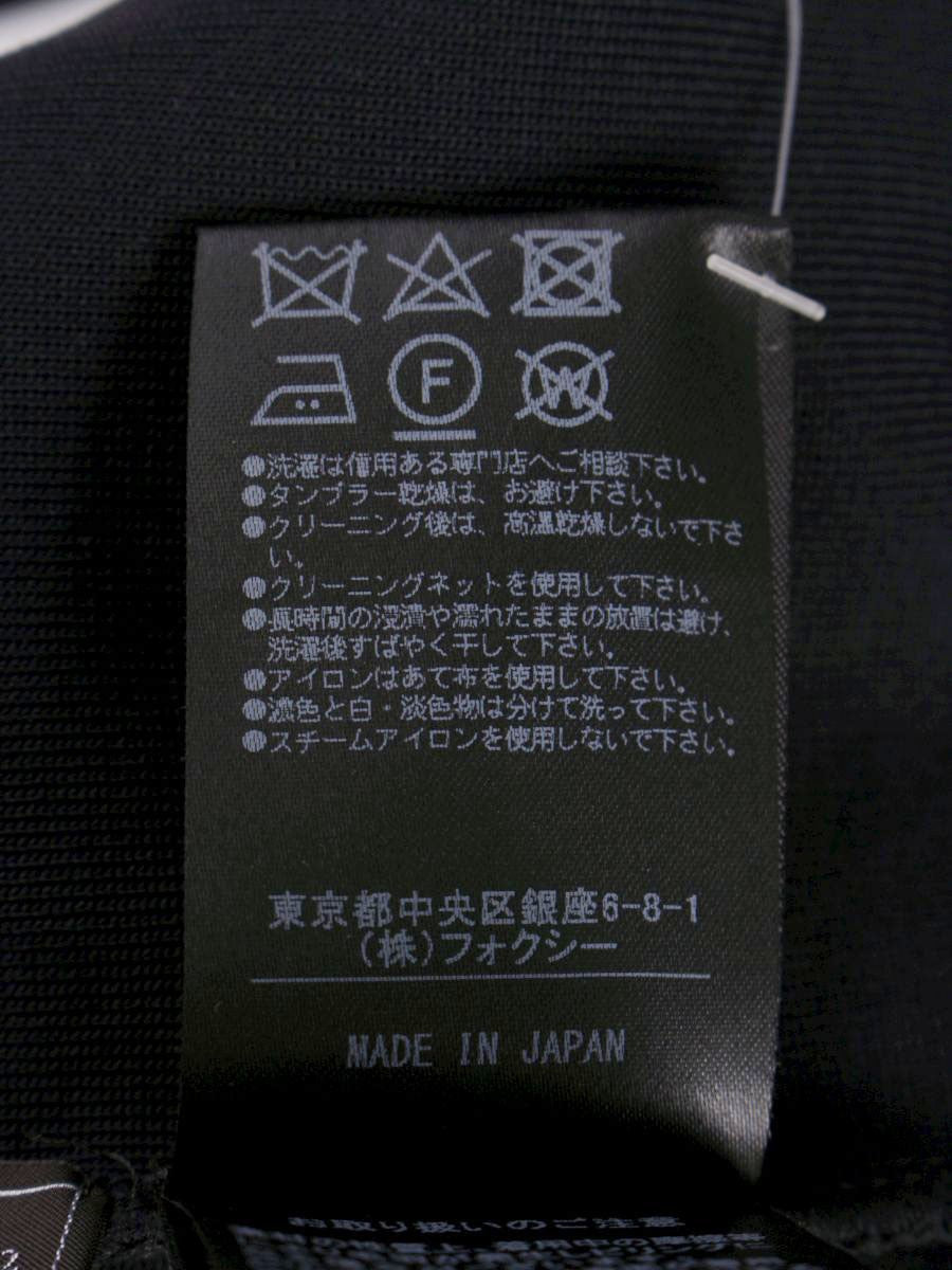 フォクシーブティック ニットトップ フローラパフ 37161 カットソー 42 ネイビー IT2VNWIZMOT4