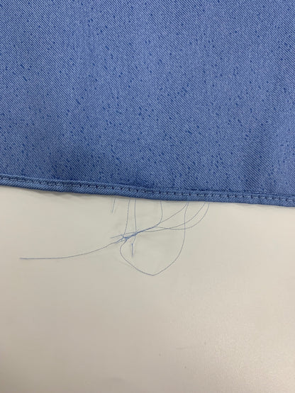 グレースクラス 02232-31072 ワンピース 36 ブルー スカーフ チェーンモチーフ ITLDSZ3OFOK2