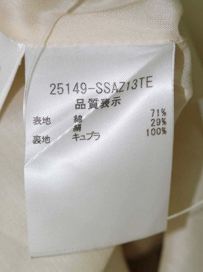 フォクシーブティック 25149 スカート 38 ベージュ シルクコットン ITNMKAUW7CZG