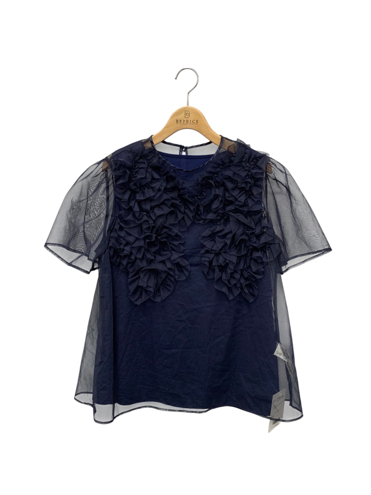 エムズグレイシー 415347 トップス 40 ネイビー IT96UGP6VNCG
