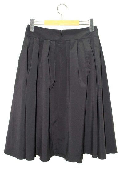 エムズグレイシー 217101 スカート 40 ブラック フレア ITPWXL16T8XA