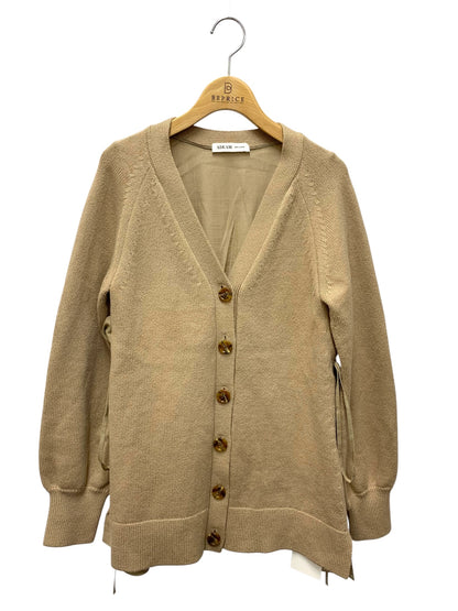 アディアム 40234 カーディガン 2 ブラウン 異素材 フリル ITPHPENEUF14 【SALE】