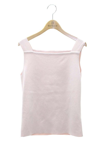 フォクシーブティック 41211 タンクトップ 40 ピンク Sleeveless Knit Top Voyage ITMP7MWK7QIP