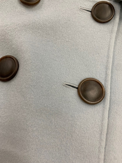 フォクシーブティック 23291 コート 40 ライトブルー ダブルブレスト カシミヤ ITB84Y1V8C10