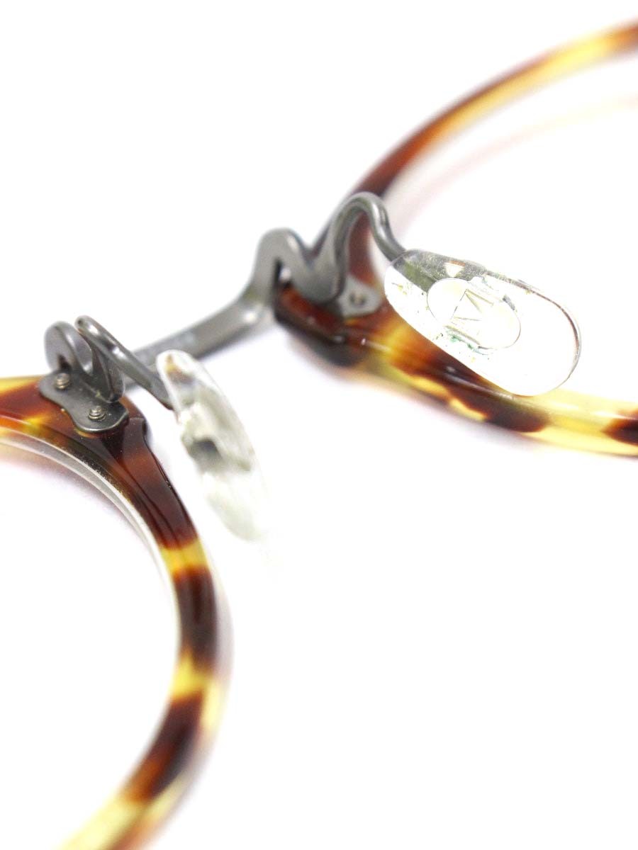 増永眼鏡 GMS-805 メガネ ブラウン/アンティークゴールド コンビフレーム チタン IT5IITFD9009