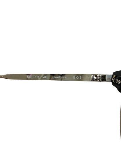 オリバーピープルズ Beekman ビークマン メガネ ブラック コンビフレーム ハーフリム サーモント ブロー ITUSIWCNTGPW 【SALE】