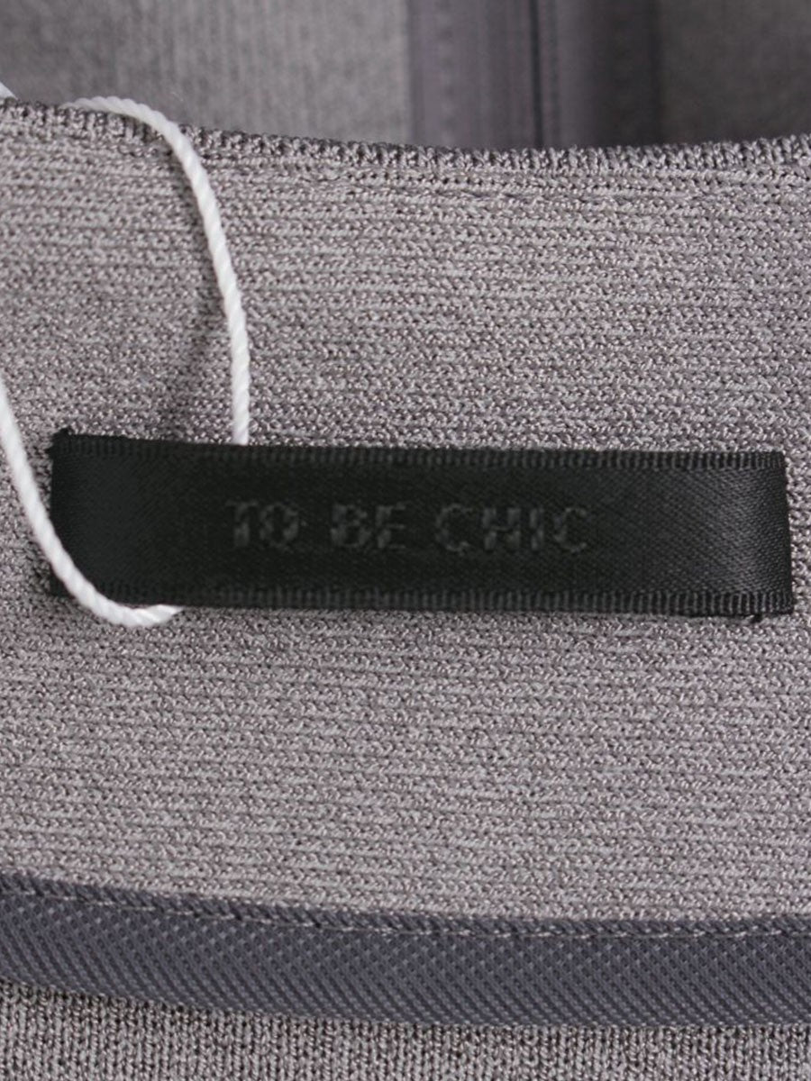 トゥービーシック W5F15-898-06 ノーカラージャケット 42 グレー ストレッチ ITDM9SWFL2HG