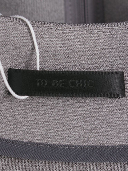 トゥービーシック W5F15-898-06 ノーカラージャケット 42 グレー ストレッチ ITDM9SWFL2HG