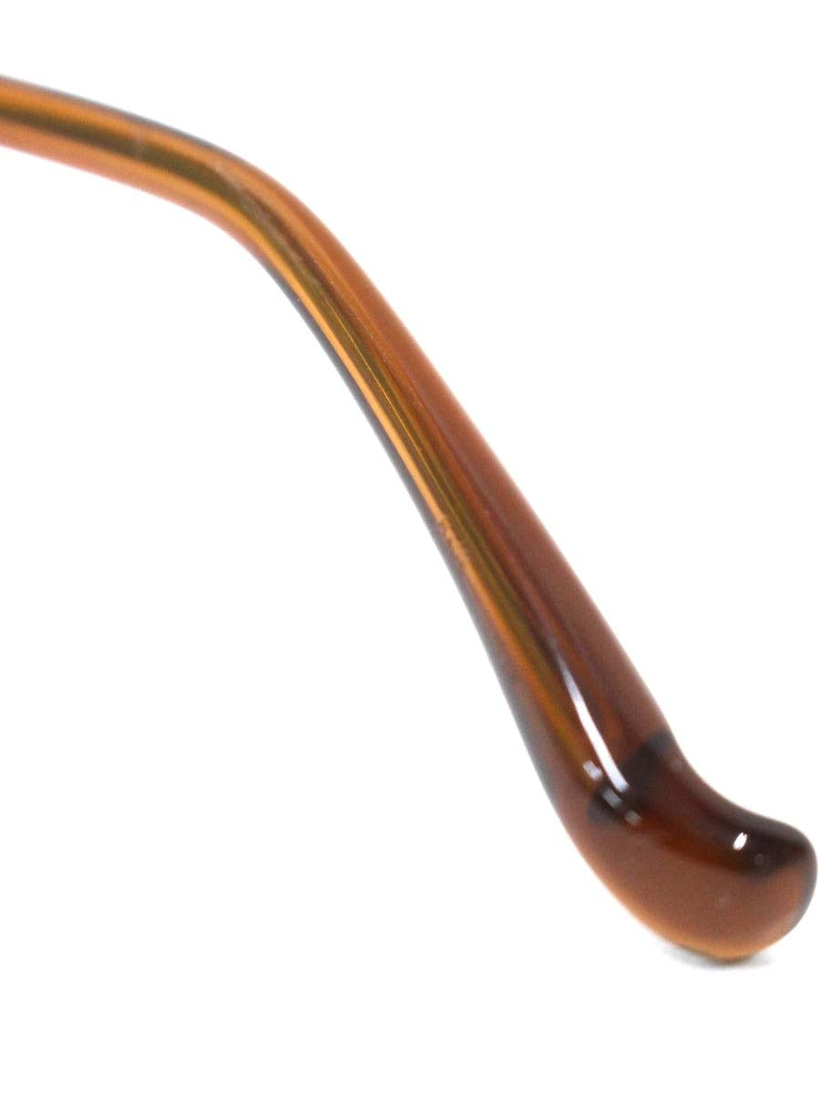 フォーナインズ S-207T メガネ ブラウン メタルフレーム ハーフリム スクエア IT7P1FEWHDCE 【SALE】