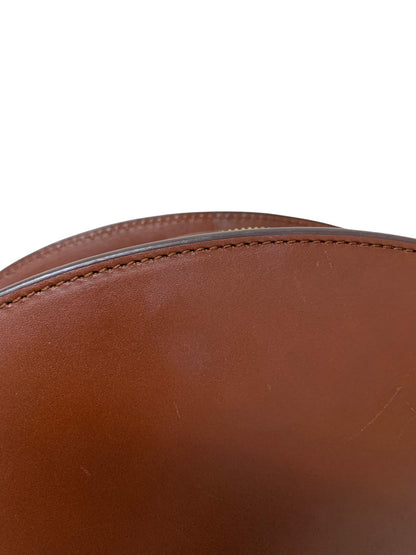 アーペーセー ショルダーバッグ ブラウン DEMI LUNE ハーフムーン レザー ITP8ZK5OVOI8 【SALE】